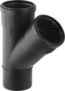 Geberit TRÓJ.SILENT-PP HT 110X75/45 SANI.JUODA