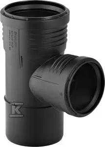 Geberit TRÓJ.SILENT-PP HT 50X50/87.5 SANI.CZARN