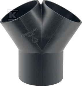 Geberit TR.PEHD 75X63/60 SKOŚ.SYMET.(ONLY.HDPE)