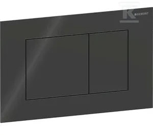 Geberit URU.GE.SIGMA40 MYGTUKAI, PRIEKINIS STIKLAS Juodas