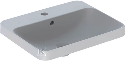 Geberit izlietne VariForm, 550x450 mm, taisnstūra, uz virsmas, balta
