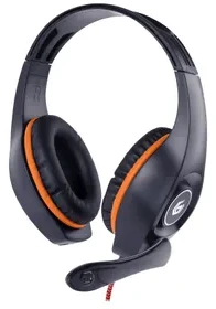 GEMBIRD žaidimams ausinės with garsumo valdymas oranžinis-juodas 3.5 mm