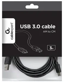 Gembird Cablexpert | USB 2.0 AM į Type-C kabelis (AM/CM), 3 m | USB-C į USB-A USB 2 AM (vyriškas)