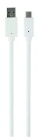 USB-C KABELIS Į USB3 0,1M Baltas/CCP-USB3-AMCM-W-0,1M GEMBIRD
