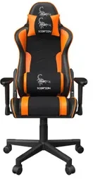 GEMBIRD Gaming chair SCORPION juodas mesh oranžinis skin