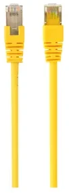 Gembird patchcord RJ45, įlieta apsauga, kat. 5e, FTP, 0,5 m, geltona (PP22-0.5M/Y)