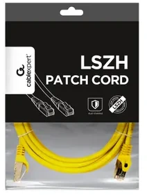 GEMBIRD PP6A-LSZHCU-Y-3M Gembird patchcord RJ45, kat. 6A,SFTP,LSZH,3m,geltona