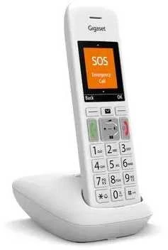 GIS Gigaset E390 Analoginio ryšio / DECT telefonas Skambintojo ID Balta