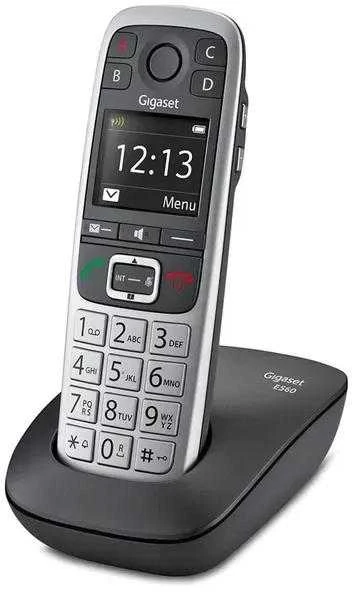 Gigaset fiksuotojo ryšio telefonas Gigaset E560 telefonas pilkas / sidabrinis S30852-H2708-B101