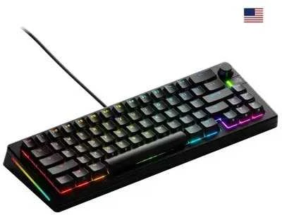 Glorious GMMK 3 65 % Custom žaidimų klaviatūra – Pre-Built, ANSI US išdėstymas, Fox Switches, juodos spalvos