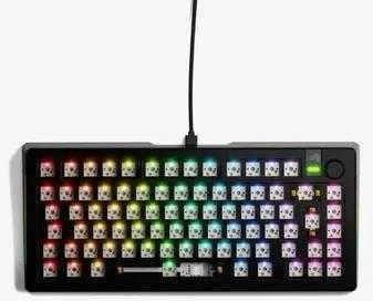 Glorious GMMK 3 Pro 75 % Custom žaidimų klaviatūra – Barebone, ISO išdėstymas, juodos spalvos