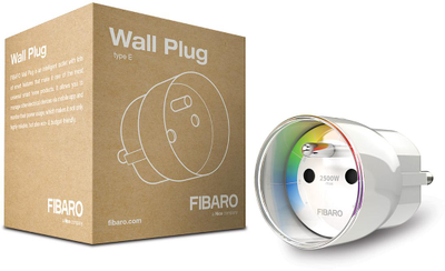 Fibaro | Sieninis kištukas | Z-Wave | Baltas