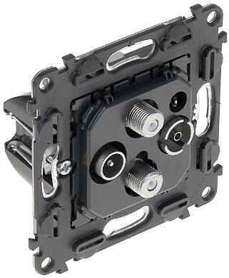GALUTINIS LIZDAS LE-753056 R-TV + 2xSAT Valena Life LEGRAND