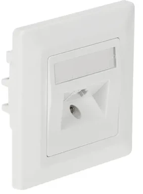 GNIAZDO KOŃCOWE RJ-45 SX9-1-6-UTP-WH SOLARIX