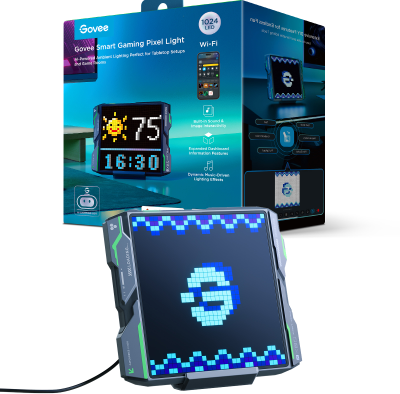 „Govee Pixel Light“ išmanioji stalinė lempa su „Wi-Fi“ / „Bluetooth“