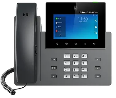 Grandstream Networks GXV3450 IP telefonas Pilka