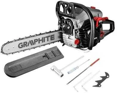 Graphite benzininis grandininis pjūklas 58G953, 2kW (2,7KM), 16" (400 mm)