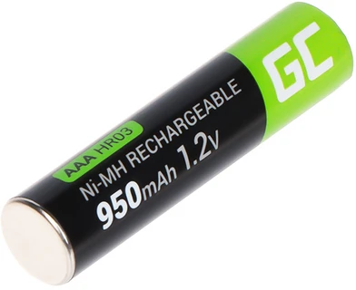 Nezatříděno 16 kartų įkraunamos baterijos AAA R3 950 mAh Ni-MH žalios spalvos elementų įkraunamos baterijos