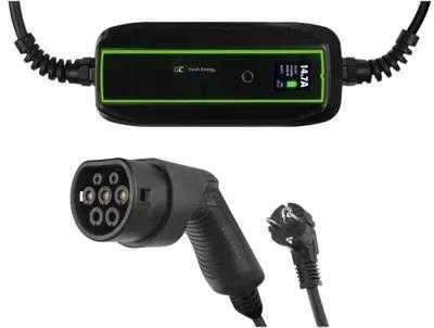 Green Cell ELEKTROS AUTOMOBILIŲ MOBILUS ĮKROVIKLIS Žalias Cell 3,6kW 2 TIPO