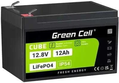 Green Cell Ličio-geležies-fosfato Akumuliatorius LiFePO4 Žalias Cell Cube 12,8V 12Ah LFPGC12V12AH