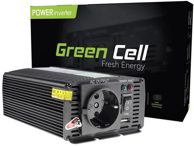 Green Cell Žalias Cell Žalias CELL automobilio maitinimo keitiklis 12V į 230V 500W/1000W
