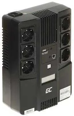 Green Cell Žalias Cell GREENCELL UPS06 UPS Žalias Cell AiO su LCD 600VA