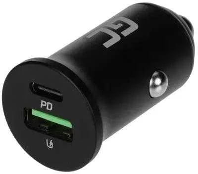 Žalias Cell Žalias Cell Autoladegerät 38W GC PowerRide Nano38 su USB-C USB-A Maitinimo tiekimas ir Ultra Charge Schnellladung