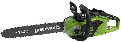 Greenworks Grandininis pjūklas GD40CS18, 40 cm 20 m/s, 40V, be akumuliatoriaus ir kroviklio