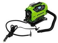 Akumuliatorinis oro kompresorius Greenworks G24IN; 24 V (be akumuliatoriaus ir pakrovėjo)