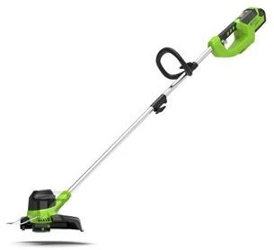 Greenworks styginė žoliapjovė ir krūmapjovė viename 40V GD40BCK4 (su 4Ah akumuliatoriumi)