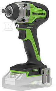 Smūginis veržliasukis Greenworks GD24IW400; 24 V (be akumuliatoriaus ir pakrovėjo)