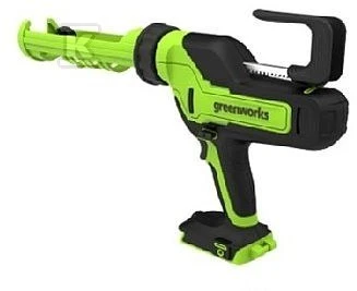 Greenworks G24CG silikono pistoletas šoninis vaizdas
