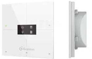 GR1 GRENTON SMART PANEL/ 4 TOUCH AREA/ OLED DISPLAY/ TF-BUS/ Baltas GLASS FRONT