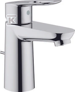 Grohe BauLoop S praustuvo maišytuvas su dugno vožtuvu (plastik), chromas