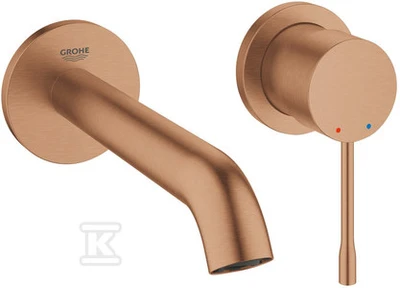 Grohe ESSENCE Baterija UMYWALK.BRUSH.WARM SUN.