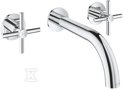 Grohe Kriaušės EUPHORIA 260 Rinkinys DUŠO KAMBARY SU PRZEL. CHROME