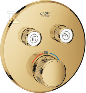 Grohe COOL termostatas paslėptam montavimui su 2 vožtuvais. vėsus saulėtekis