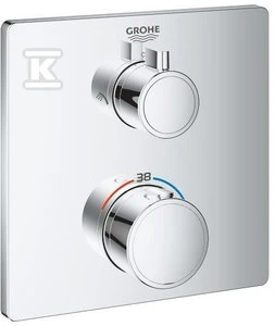 Grohe GROHTHERM dušo čiaupas GROHTHERM BATERIJOS LAIKMATIS 2 IŠĖJIMAI