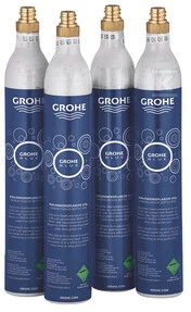 Mėlynas pradinis rinkinys 425 g CO2 balionams (4 vnt.) Grohe Mėlyna