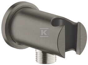 Grohe Rainshower dušo galvutės laikiklis su dušo išvadu, brushed hard graphite