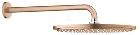 Grohe Rainshower Cosmo 310 1sr dušo galva su laikikliu iš sienos 380mm. 8L/min. brushed warm sunset
