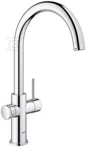 Grohe RAUDONAS DUO SNANGAS IR CROMAS KATILAS