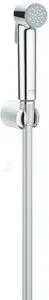 Grohe Tempesta-F bidė dušelis su srovės paleidimo mygtuku, sieniniu laikikliu ir žarna 150 cm, chromas