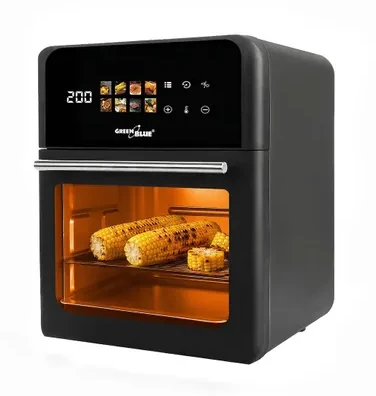 „GreenBlue AIR FRYER“ oro gruzdintuvė be aliejaus, 1800 W, 10 l talpa, 8 programos, priedai, laikmatis, GB950