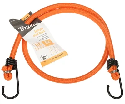 Bradas Elastinė guma su metaliniu kabliu 80 cm BCH1-08080OR-E