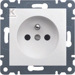 Hager GN.2P+Z 230V/16A Baltas LUMINA