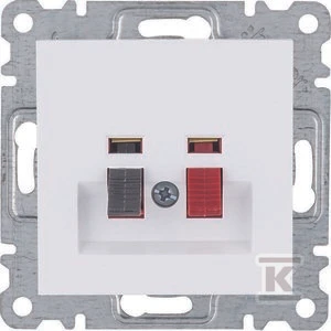 Hager garsiakalbio lizdas baltas lumina 2 (WL3310)