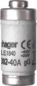 Hager ĮDĖKITE D0 D02/E18 40A 400V GL/GG
