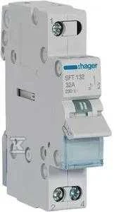 Hager MOD.PRZ.INS.I-0-II POINT.COOR. IŠ VIRŠUS 1P 32