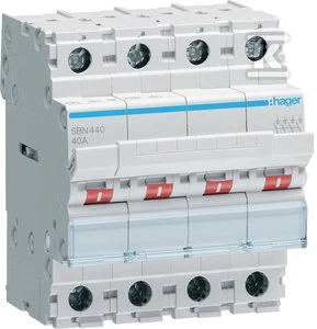 „Hager“ modulinis jungiklis 40A 4P (SBN440)